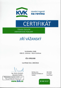 Certifikát KVK